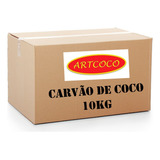 Carvão Art Coco De Coco Hexagonal Premium Pouca Cinza 10 K