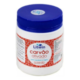 Carvão Ativado Litwin Granulado Para Aquário Pote 500gr
