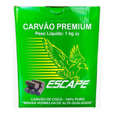 Carvão De Coco Para Narguile Escape Hexagonal Premium 1 Kg