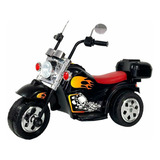 cas haley-cas haley Moto Motinho Eletrica Infantil Tipo Harley Bateria 6 V Preta Cor Preto