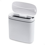 Casa Attract Lixeira Inteligente Automática Com Sensor Aproximação Sem Toque 14l Cor Branco Lixo Abertura Automática Lixeira Slin Fina Estreita Cozinha Banheiro Lavabo