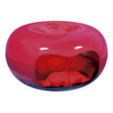 Casa Cama De Gato Formato Donuts Rosquinha Vermelha Mecpet