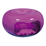 Casa Cama Para Gato Formato De Donuts Rosquinha Rosa Mecpet