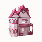 Casa Casinha Compativel Barbie Bonecas Palácio