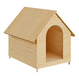 Casa Casinha De Cachorro Pet Madeira Maciça Porte Grande N7