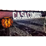Casa Comigo Altura 80cm Letra Caixa Grande Mdf 3mm Fiação
