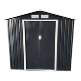 Casa Container Depósito De Aço Para Jardim 213x131x195cm