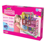 Casa De Boneca Sonho Meu Completa Adesivada Mdf Móveis