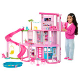 Casa De Bonecas Mattel Barbie Dreamhouse De Barbie Hmx10 Cor Rosa