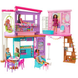 Casa De Bonecas Mattel Barbie Vacaciones Casa De Muñecas De Vacaciones Hcd50 Cor Multicolor