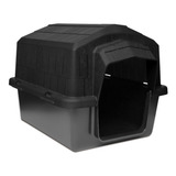 Casa De Cachorro Plástica Mega Facil N 5 Preta 83x67x61 Cm
