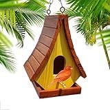 Casa De Passarinho Para Passaros Livres Aves Silvestre Luxo