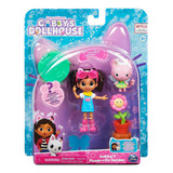 Casa Mágica Gabby s Dollhouse Conjunto Boneca Jardim Florido Cor Roxo