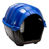 Casa Para Cachorro Stone House N 4 Plast Pet Cor Azul