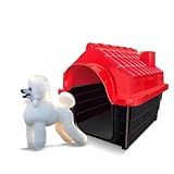 Casa Rinopet Para Pets Casinha Para Cachorros Casa De Plástico Cães N 3 Vermelha