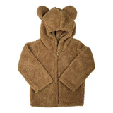 Casaco Bebê Pelinho Ted Inverno Menino Menina Capuz Frio V2