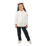 Casaco Blusa De Frio Infantil Pele De Carneiro Quentinho Top