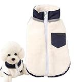 Casaco De Cachorro Casaco Impermeável De Inverno Para Cães Jaqueta Impermeável Para Cães Colete Quente Para Animais De Estimação Para Clima Frio Forro De Lã Para Cães Pequenos Médios E Grandes