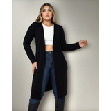 Casaco Feminino Plus Size Sobre Tudo Alongado Ref 48