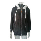 Casaco Feminino Sobretudo De Pelúcia Peludo P Inverno