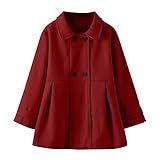 Casaco Infantil De Inverno à Prova De Vento Para Meninas Jaqueta De Lã Quente Para Roupas De Exterior Jaqueta Feminina Polainas 5t Vermelho 4 5 Anos