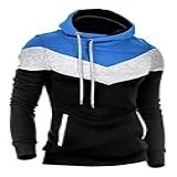 Casaco Masculino 3 Cores Moletom Slim Agasalho De Frio Com Capuz Preto P 
