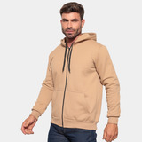 Casaco Moletom Blusa De Frio Masculino Ziper Aberto