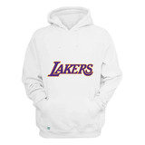 Casaco Moletom Canguru Basquete Lakers Jaqueta Com Capuz Nba
