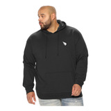 Casaco Moletom Plus Size Blusa Frio Canguru Peluciado Capuz