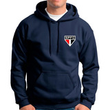 Casaco Moletom Time São Paulo Tricolor Blusa De Frio Top