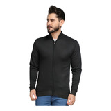 Casaco Suéter De Frio Masculino Lã Com Zíper Tricô Blusas