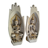 Casal Buda Hindu Mão