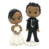 Casal Topo De Bolo Noivinhos Biscuit Casamento Promoção