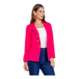 Casaquinho Blazer Terninho Feminino Curto Social