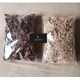 Casca De Pinus Bruta Tratada Premium 1litro Musgo 1litro