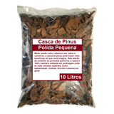Casca De Pinus Polida Pequena 10 Litros Orquídeas Decoração