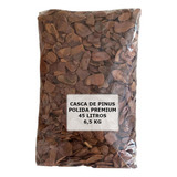 Casca De Pinus Polida Premium Media Natural 45 Litros 6 5 Kg