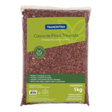 Casca De Pinus Tramontina Para Jardim Triturada 1kg