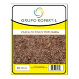 Casca De Pinus Triturada 160 Litros Higienizada