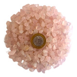 Cascalho De Pedra Quartzo Rosa Natural Rolada 1 Kg