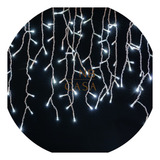 Cascata Led 400 Leds Pisca 8 Funções Ou Fixa Cores Natal