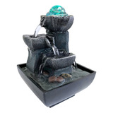 Cascata Moderna Fonte De Agua Decorativa Quedas Resina Led