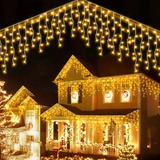 Cascata Natal Prova D água 200 Led 5 Metros C Macho E Femea
