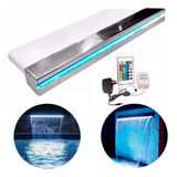 Cascata Para Piscina Com Iluminação Led 100cm Para Embutir
