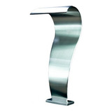 Cascata Para Piscina Naja Pequena Tradicional Inox Fonte Cachoeira Supera Inox Lazer 23x60 Cm