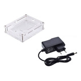 Case Acrílico Proteção Para Arduino Uno Fonte Externa 