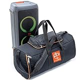 Case Bolsa Bag Polo Culture Compatível Com Jbl Partybox 300 Com Bolso P Cabos Almofadada Premium