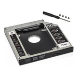 Case Caddy 12 7mm P Notebook Hd Sata Ssd Porta Dvd Envio Já