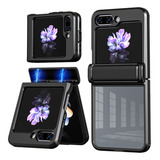 Case Camera Fundo Transparente Para Samsung Galaxy Z Flip 5