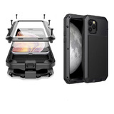 Case Capa iPhone XS Max Xr X Xs iPhone 11 Tank Metal Anti Shock Armadura Blindada Vidro Temperado